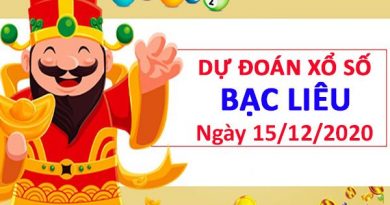 Dự đoán XSBL ngày 15/12/2020