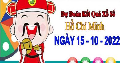 Dự đoán XSHCM ngày 15/10/2022 đài Hồ Chí Minh thứ 7 hôm nay chính xác nhất