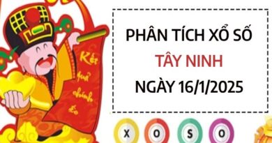 Phân tích con số may mắn xổ số Tây Ninh ngày 16/1/2025