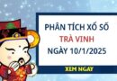 Phân tích KQ xổ số Trà Vinh ngày 10/1/2025 hôm nay